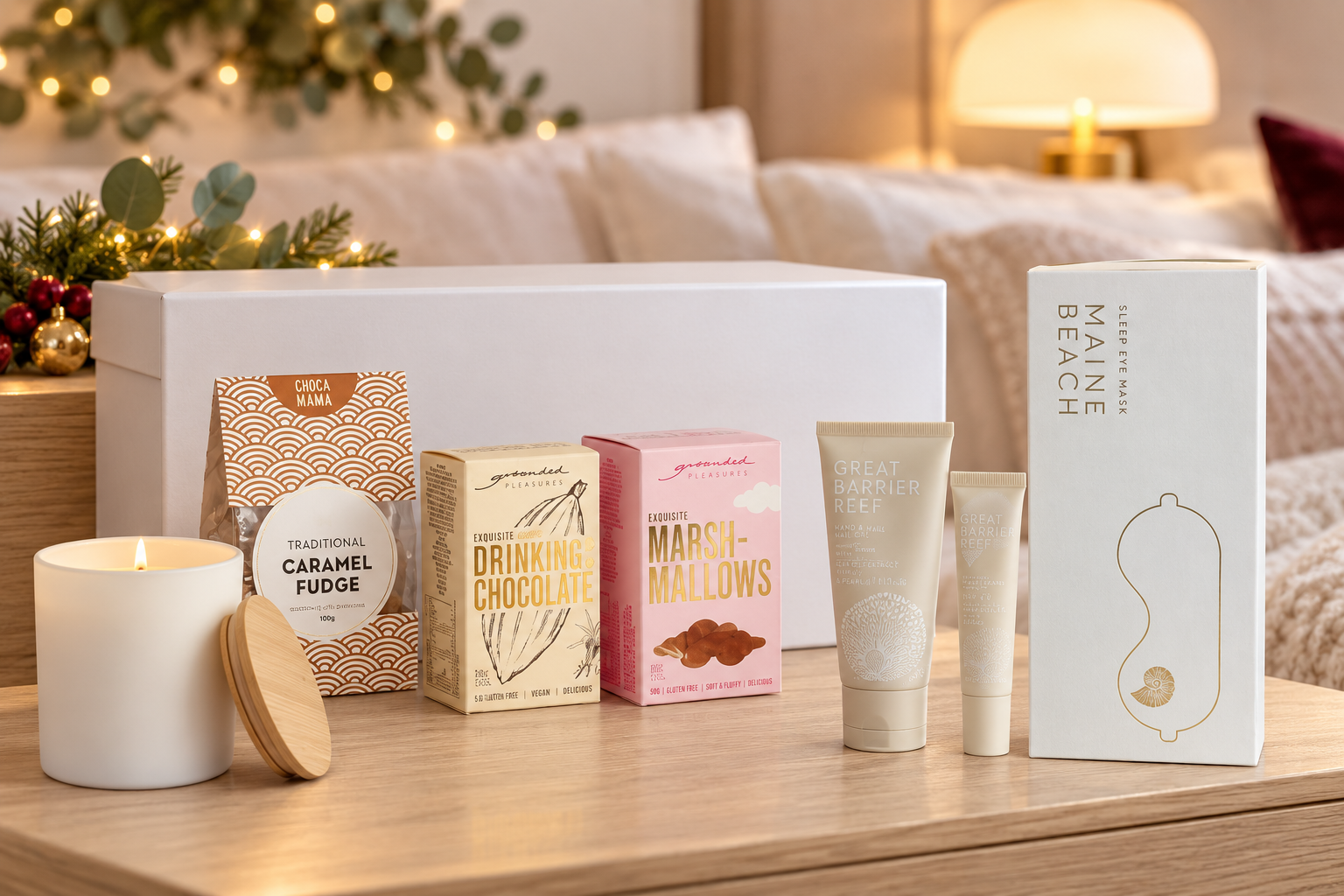 The Rest and Indulge corporate Christmas gift by WISE Promotions