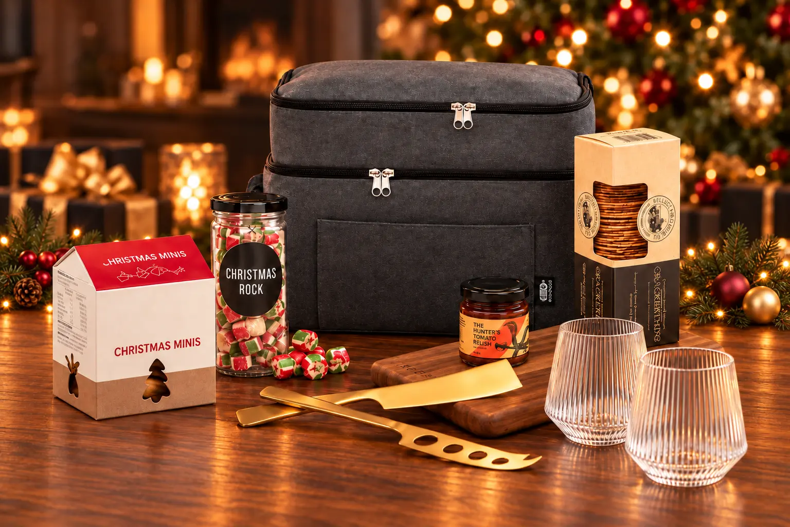 The Refined Graze: Christmas Edition corporate Christmas gift by WISE Promotions
