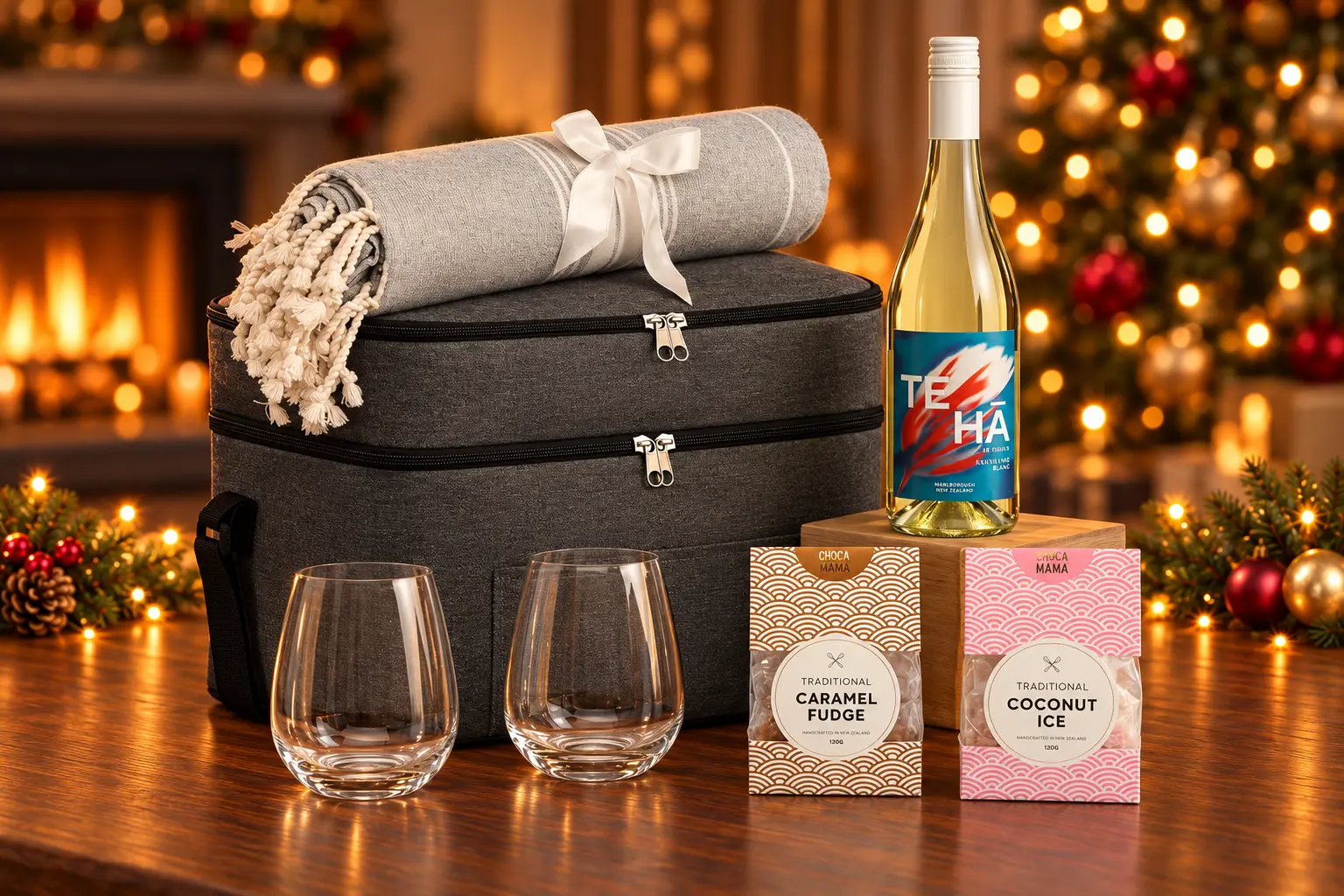 The Wine & Unwind corporate Christmas gift by WISE Promotions